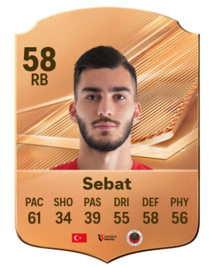 Sebat 58 Bronze RB FC 27 card