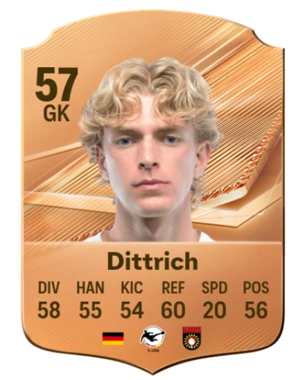 Dittrich 57 Bronze GK FC 27 card