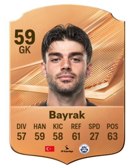Bayrak 59 Bronze GK FC 27 card