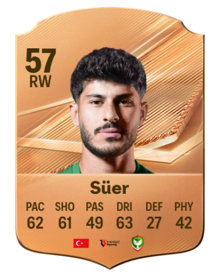 Süer 57 Bronze RW FC 27 card