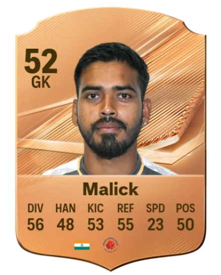 Malick 52 Bronze GK FC 27 card