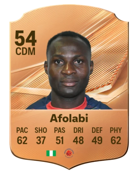 Afolabi 54 Rare CDM FC 26 card