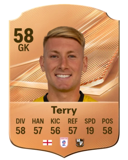 Terry 58 Bronze GK FC 27 card