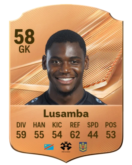 Lusamba 58 Bronze GK FC 27 card