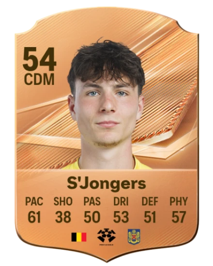 S'Jongers 54 Bronze CDM FC 27 card