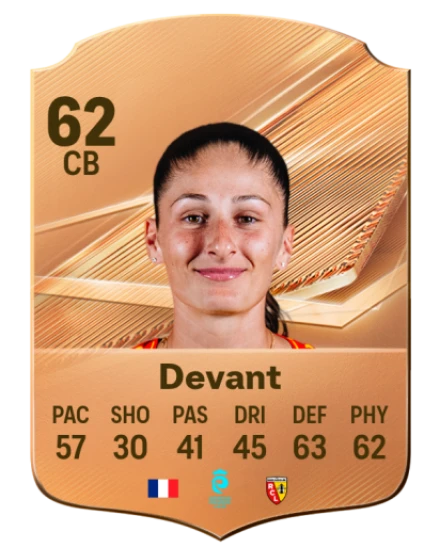 Devant 62 Bronze CB FC 27 card