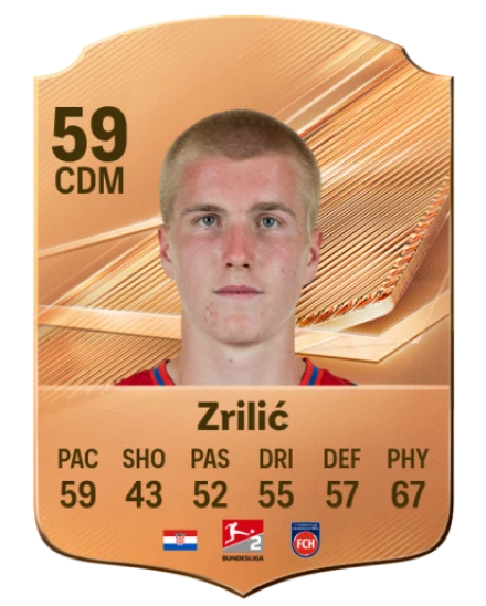 Zrilić 59 Common CDM FC 26 card