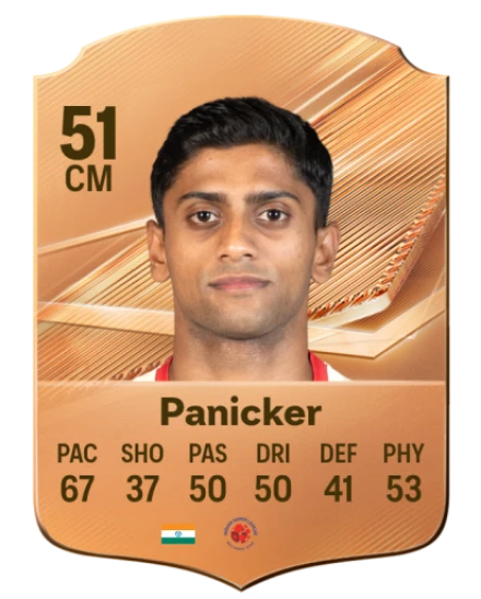 Panicker 51 Common CM FC 26 card
