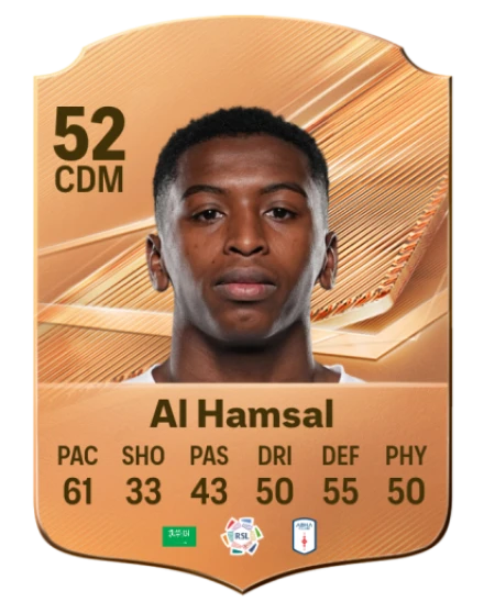 Al Hamsal 52 Bronze CDM FC 27 card