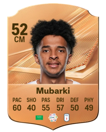 Mubarki 52 Bronze CM FC 27 card