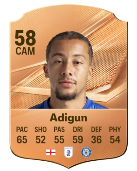 Adigun 58 Bronze CAM FC 27 card