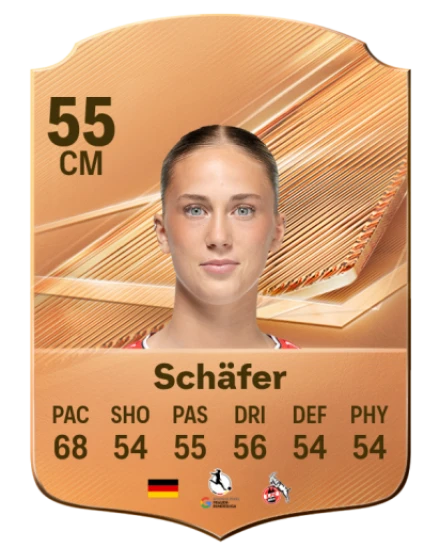 Schäfer 55 Bronze CM FC 27 card