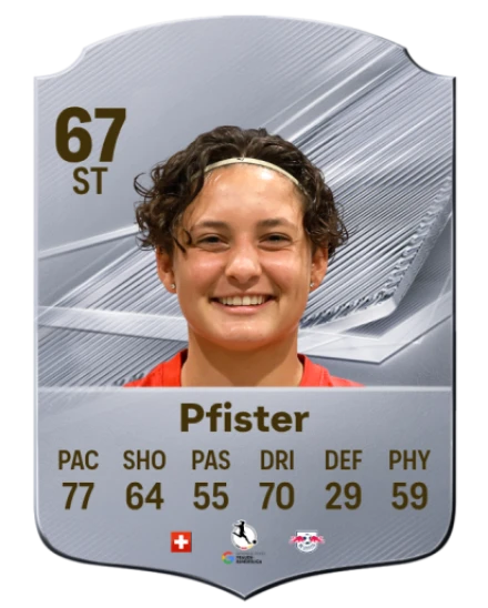 Pfister 67 Silver ST FC 27 card