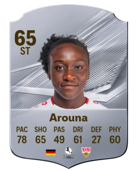 Arouna 65 Silver ST FC 27 card