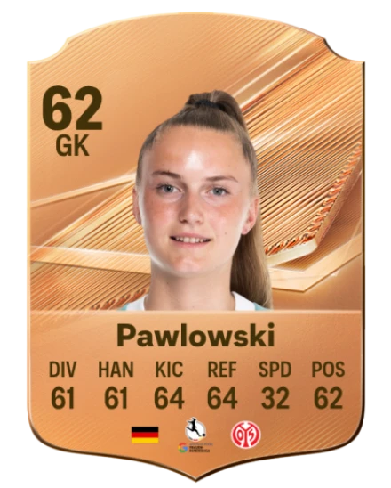 Pawlowski 62 Bronze GK FC 27 card