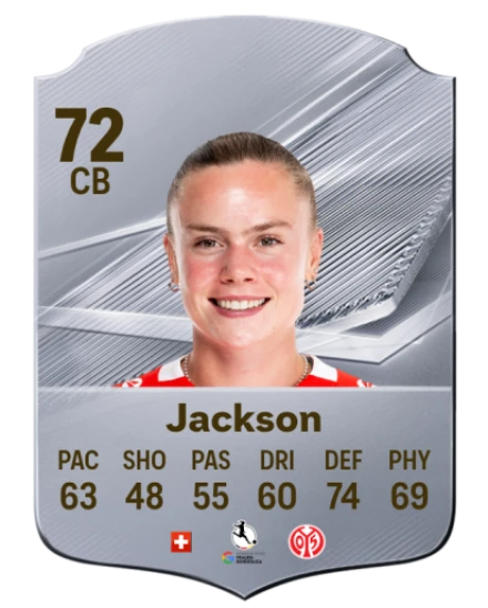 Jackson 72 Common CB FC 26 card