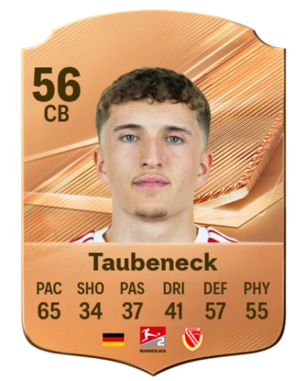 Taubeneck 56 Bronze CB FC 27 card