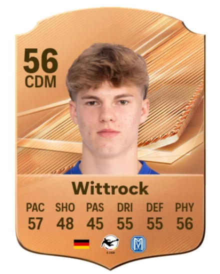 Wittrock 56 Bronze CDM FC 27 card