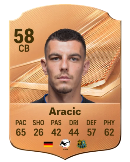 Aracic 58 Bronze CB FC 27 card