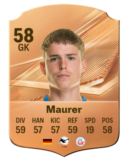 Maurer 58 Bronze GK FC 27 card