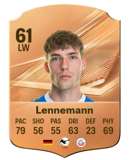 Lennemann 61 Bronze LW FC 27 card