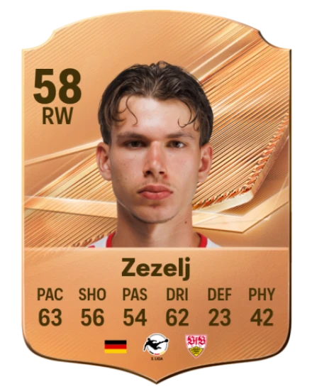 Zezelj 58 Bronze RW FC 27 card
