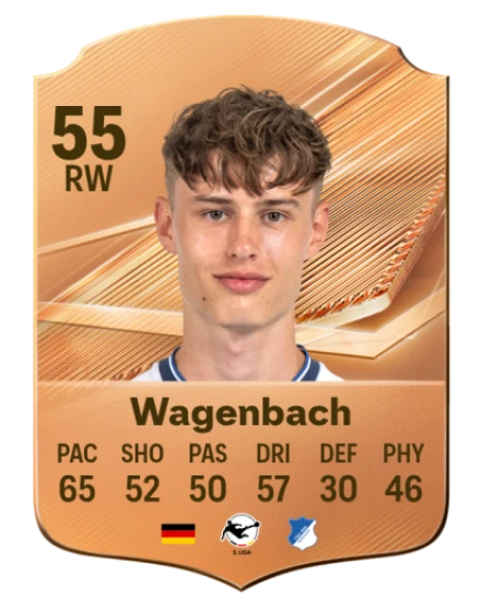 Wagenbach 55 Bronze RW FC 27 card