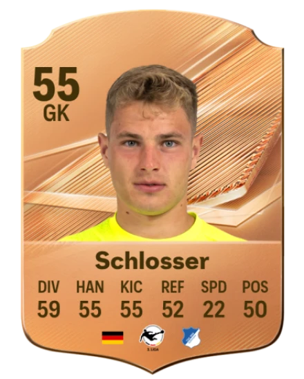 Schlosser 55 Bronze GK FC 27 card