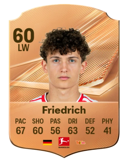 Friedrich 60 Bronze LW FC 27 card