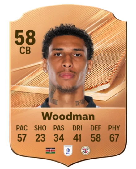 Woodman 58 Bronze CB FC 27 card