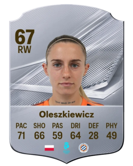 Oleszkiewicz 67 Common RW FC 26 card
