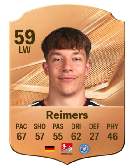 Reimers 59 Bronze LW FC 27 card