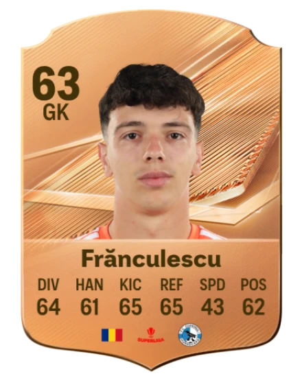 Frănculescu 63 Common GK FC 26 card