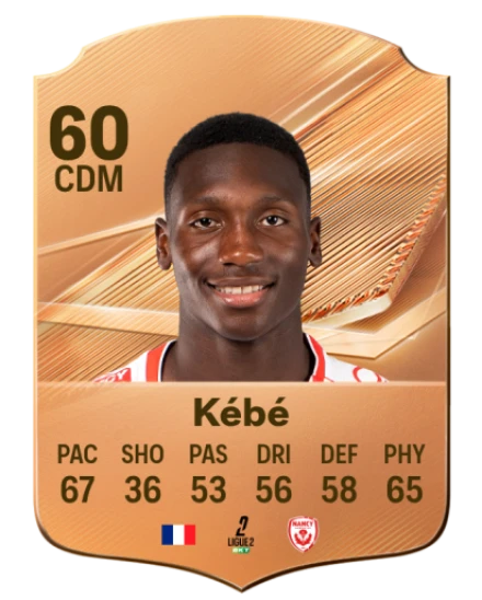 Kébé 60 Bronze CDM FC 27 card