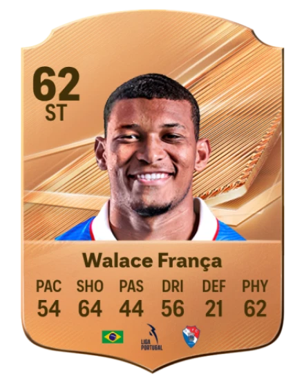 Walace França 62 Bronze ST FC 27 card