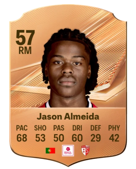 Jason Almeida 57 Bronze RM FC 27 card