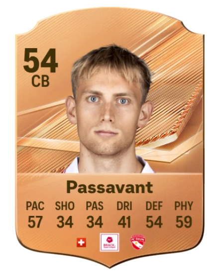 Passavant 54 Bronze CB FC 27 card