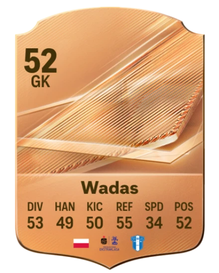 Wadas 52 Bronze GK FC 27 card
