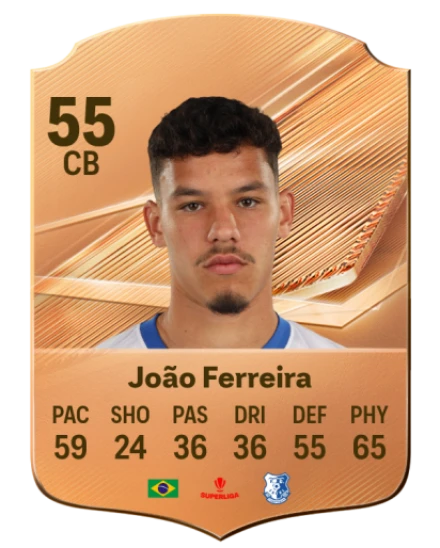 João Ferreira 55 Bronze CB FC 27 card