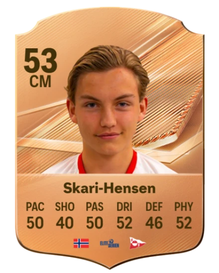 Skari-Hensen 53 Bronze CM FC 27 card