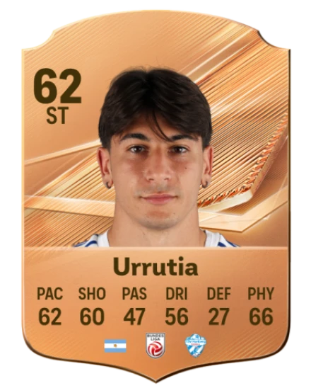 Urrutia 62 Bronze ST FC 27 card
