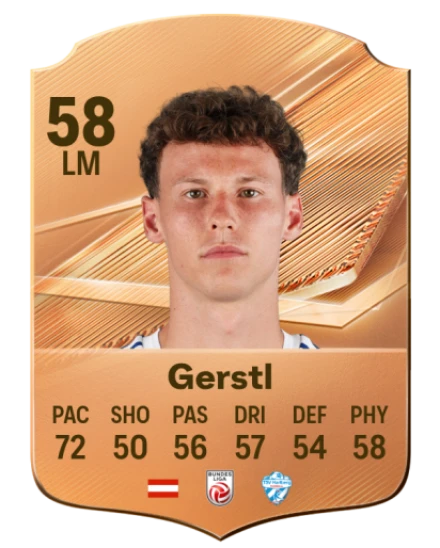 Gerstl 58 Bronze LM FC 27 card