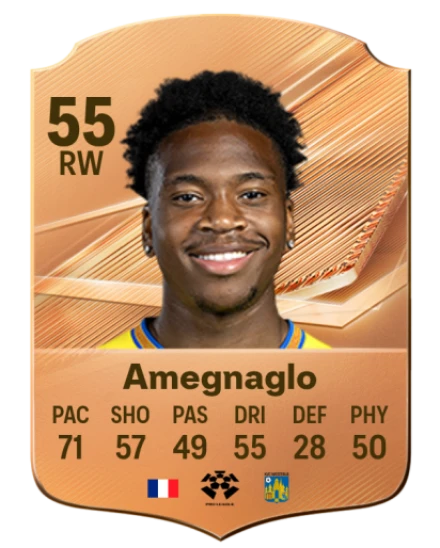 Amegnaglo 55 Bronze RW FC 27 card