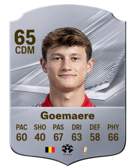 Goemaere 65 Silver CDM FC 27 card