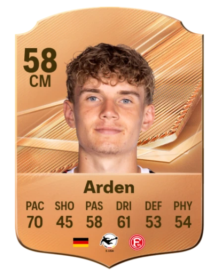 Arden 58 Bronze CM FC 27 card
