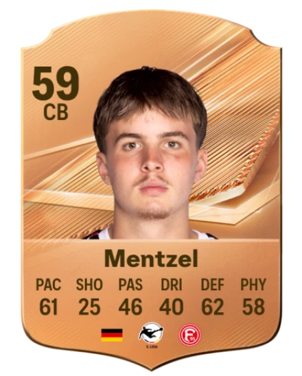 Mentzel 59 Bronze CB FC 27 card