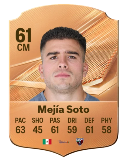 Mejía Soto 61 Bronze CM FC 27 card