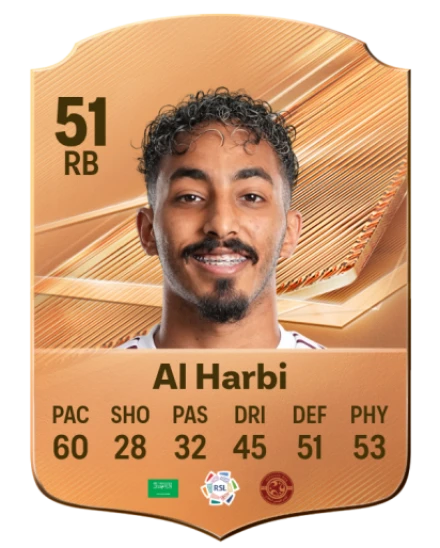 Al Harbi 51 Bronze RB FC 27 card