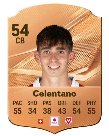 Celentano 54 Bronze CB FC 27 card