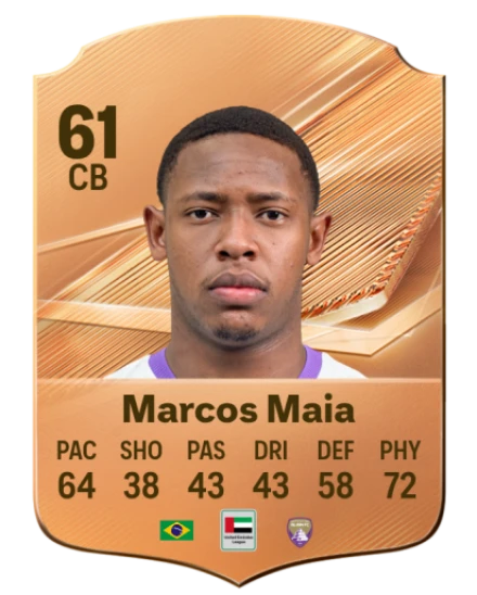Marcos Maia 61 Bronze CB FC 27 card